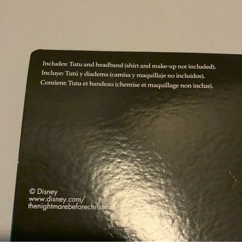 NWT. Disney Nightmare Before Christmas Tutu and Headband Set